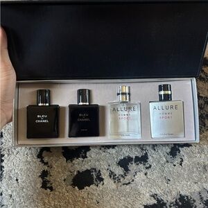 Bleu de Chanel 4-piece Gift Set - Bleu & Allure Homme Sport